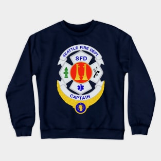 STATION 19 - CAPTAIN - BADGE Crewneck Sweatshirt